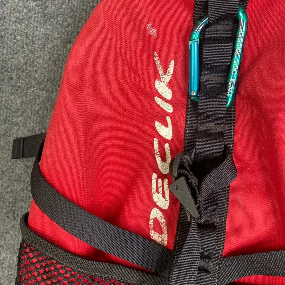 Millet Declik Backpack Red Black Chamonix Mont Blanc Alpine Hiking Daypack Mens